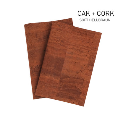 Cork fabric soft light brown
