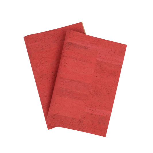 Cork fabric soft coral