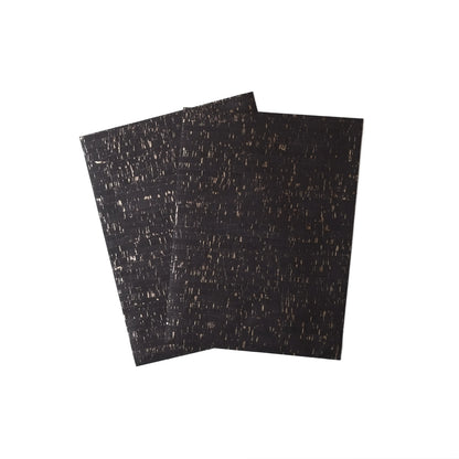 Korkstoff in Schwarz mit Gold