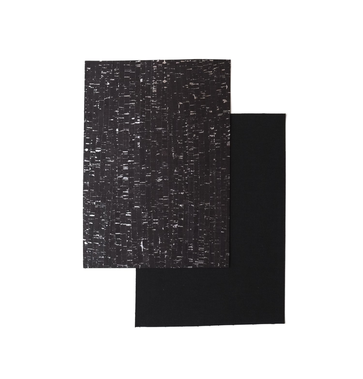 Korkstoff in Schwarz mit Silber