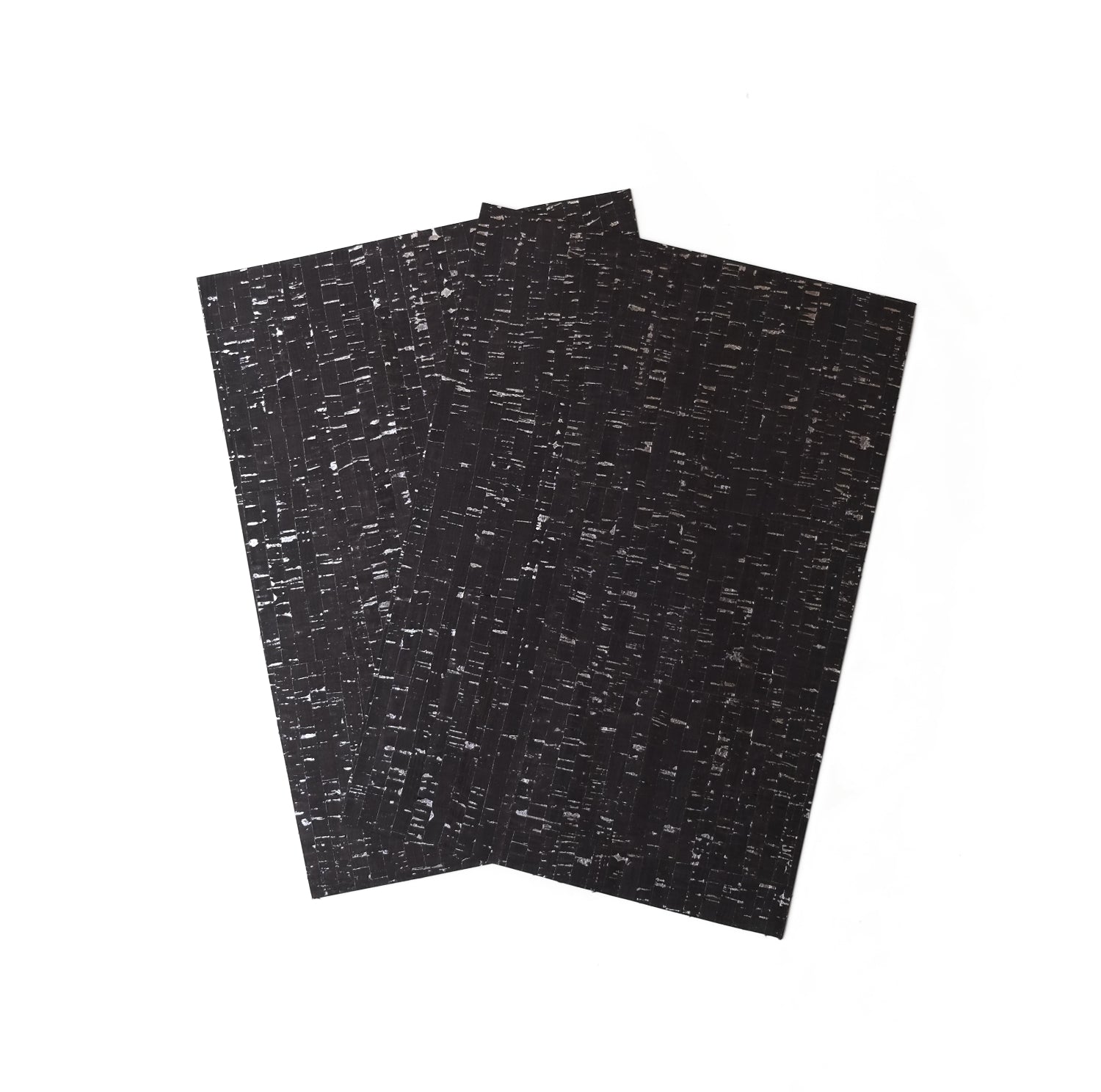 Korkstoff in Schwarz mit Silber